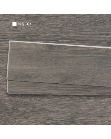 Pavimento in SPC 1220x181x5.0 mm. colore effetto legno noce