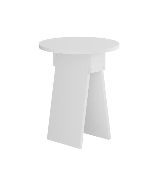 Tavolino da salotto Chen 50x42x23.4 cm. colore bianco
