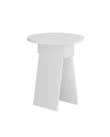 Tavolino da salotto Chen 50x42x23.4 cm. colore bianco