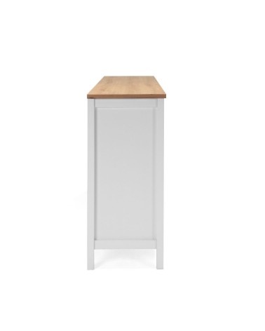 Madia Bergen51 con 4 ante e 3 cassetti colore bianco e rovere oak
