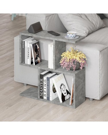 Tavolino da salotto Homemania in colore lagina effetto marmo grigio