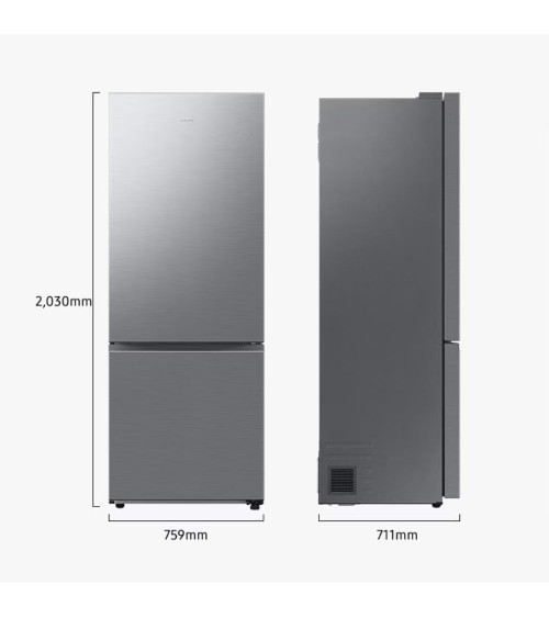 Frigorifero Samsung RB53DG703ES9EF combinato total no frost 538 lt inox classe E