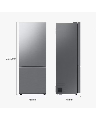 Frigorifero Samsung RB53DG703ES9EF combinato total no frost 538 lt inox classe E