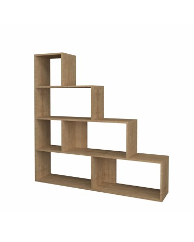Libreria a scala Alis 145x145 cm. rovere