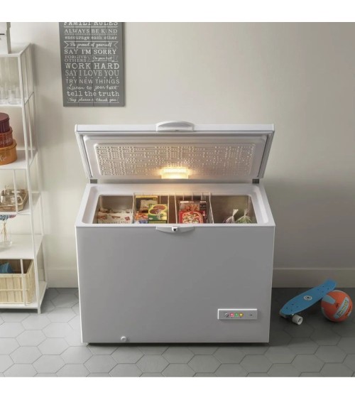 Congelatore a pozzetto Indesit OS2A300H 300 lt bianco classe E