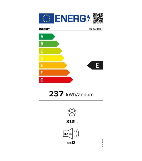 Congelatore a pozzetto Indesit OS2A300H 300 lt bianco classe E