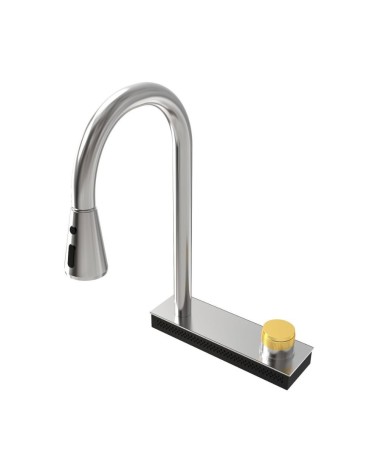 Lavello incasso SA3541 una vasca 75x45 cm. completo di accessori colore inox
