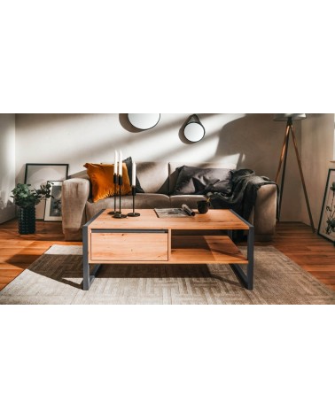 Tavolino da salotto Denver 55 L100xP55XH40 quercia antracite