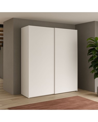 Armadio Swing 2 ante scorrevoli colore bianco opaco 180x55x210H cm.