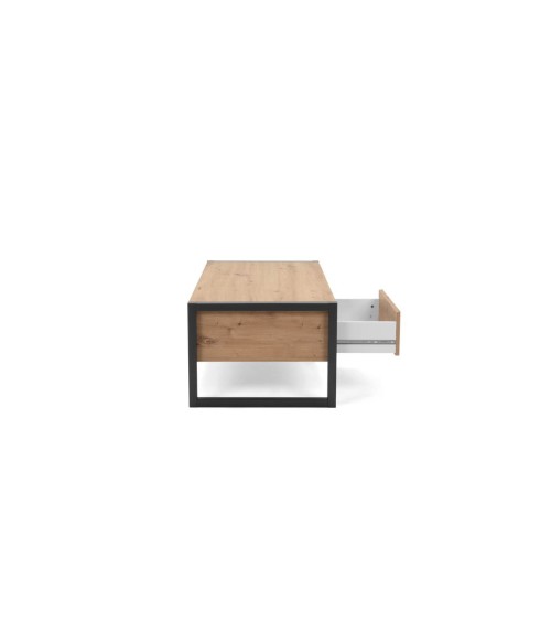 Tavolino da salotto Denver 55 L100xP55XH40 quercia antracite