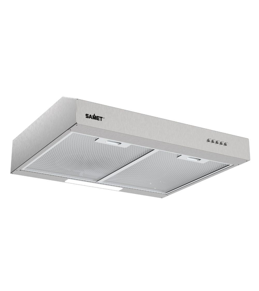 Gruppo cappa Samet sottopensile motore singolo 3 livelli Tornado6025 inox classe D
