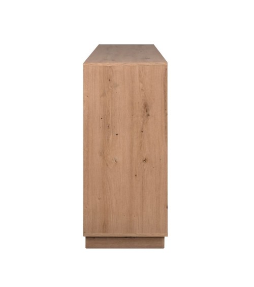 Credenza Phoenix 51A 3 ante e 3 cassetti con struttura rovere e frontali bianco