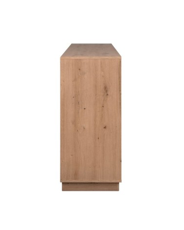 Credenza Phoenix 51A 3 ante e 3 cassetti con struttura rovere e frontali bianco