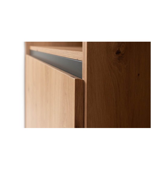 Credenza alta Denver 51 L120XP40XH140 quercia antracite