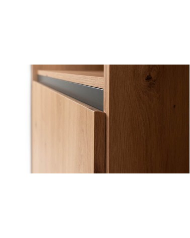 Credenza alta Denver 51 L120XP40XH140 quercia antracite