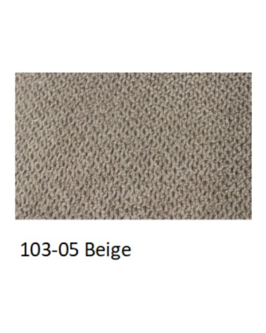 Divano 3 posti Nutmeg con pouff in tessuto Mia 103-05 beige