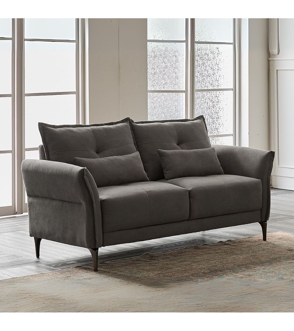Divano 2 posti Nutmeg in tessuto Mia 103-27 dark grey