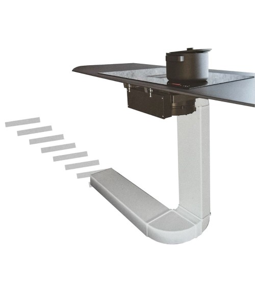 Kit standard per piano cottura con cappa integrata con uscita motore 220x90 mm.