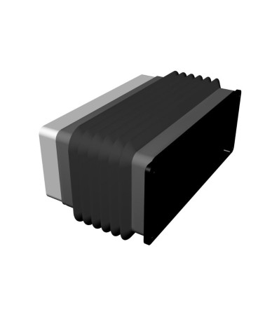 Soffietto con innesto Duct e innesto flangia 220x90 mm.
