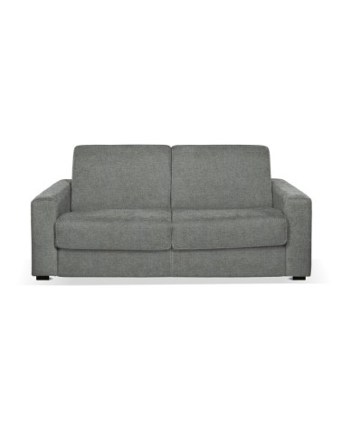 Divano letto Kriog 3 posti con rete elettrosaldata in tessuto Barrel 83 grigio
