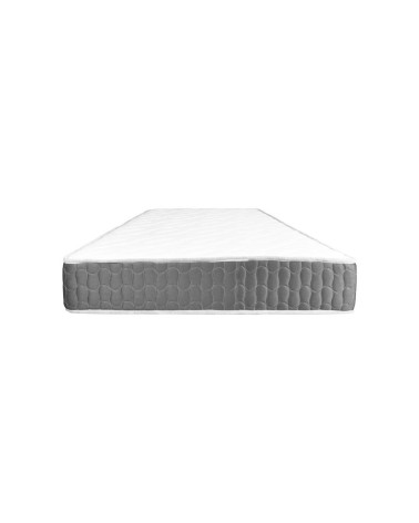 Materasso una piazza e mezza Palladio con bordo grigio 120x190x25 H cm. in schiuma poliuretanica e memory non sfoderabile