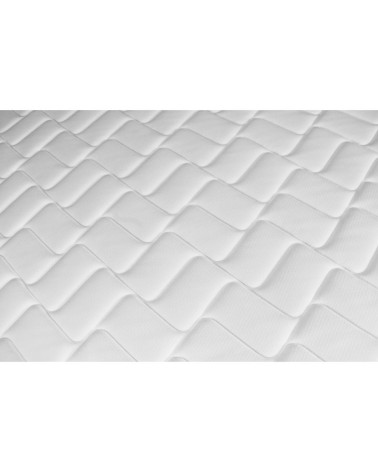 Materasso una piazza e mezza Palladio con bordo grigio 120x190x25 H cm. in schiuma poliuretanica e memory non sfoderabile