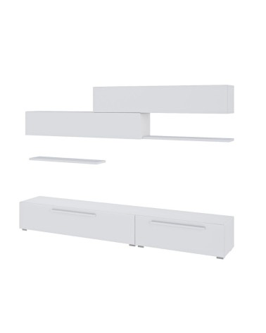 Parete attrezzata Kombat 260 colore bianco