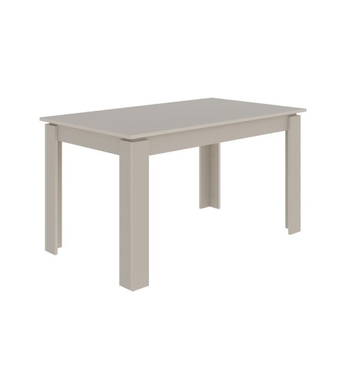Tavolo allungabile Tolmen cashmere 140x80 allungabile a 190 cm.
