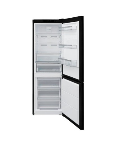 Frigorifero combinato Sharp SJNBA31IEBGD 331 lt No Frost con estetica glass nero classe D