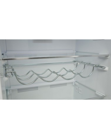 Frigorifero combinato Sharp SJNBA31IEBGD 331 lt No Frost con estetica glass nero classe D