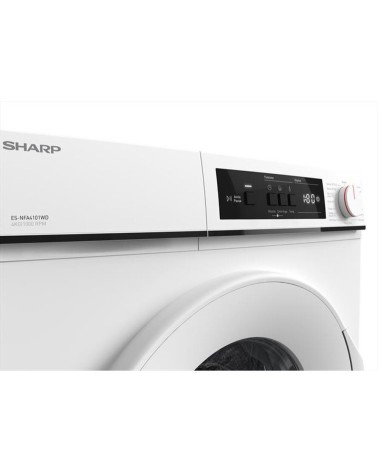 Lavatrice Sharp ESNFA4101WD slim 4 kg centrifuga 1000 giri bianca classe D