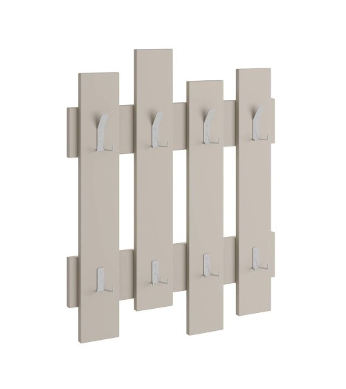 Appendiabiti a muro Wave cashmere 8 ganci
