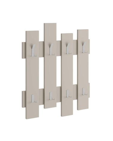 Appendiabiti a muro Wave cashmere 8 ganci
