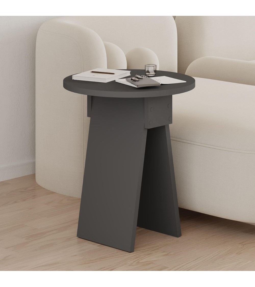 Tavolino da salotto Chen H 50x42x23.4 cm. colore antracite