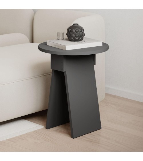 Tavolino da salotto Chen H 50x42x23.4 cm. colore antracite