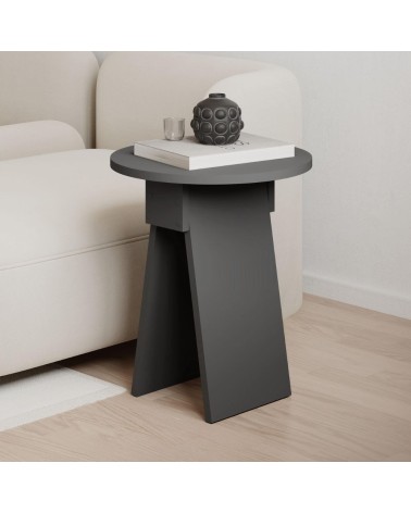 Tavolino da salotto Chen H 50x42x23.4 cm. colore antracite