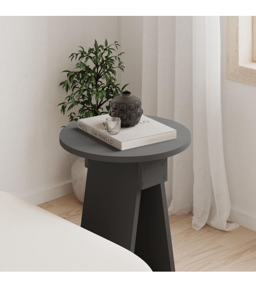 Tavolino da salotto Chen H 50x42x23.4 cm. colore antracite