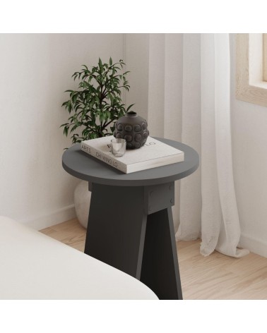 Tavolino da salotto Chen H 50x42x23.4 cm. colore antracite