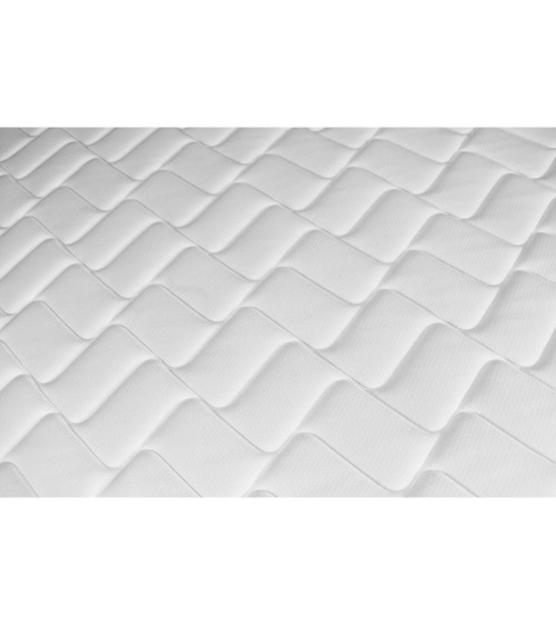 Materasso matrimoniale Palladio con bordo blu 160x190x25 H cm. in schiuma poliuretanica e memory non sfoderabile