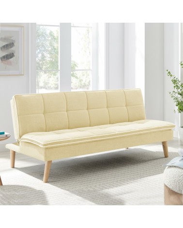 Divano letto Lunaria 3 posti colore crema 22AQ11-1