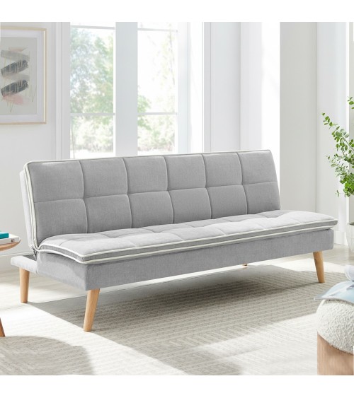 Divano letto Lunaria 3 posti colore grigio chiaro 22AQ11-25