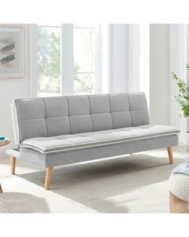 Divano letto Lunaria 3 posti colore grigio chiaro 22AQ11-25