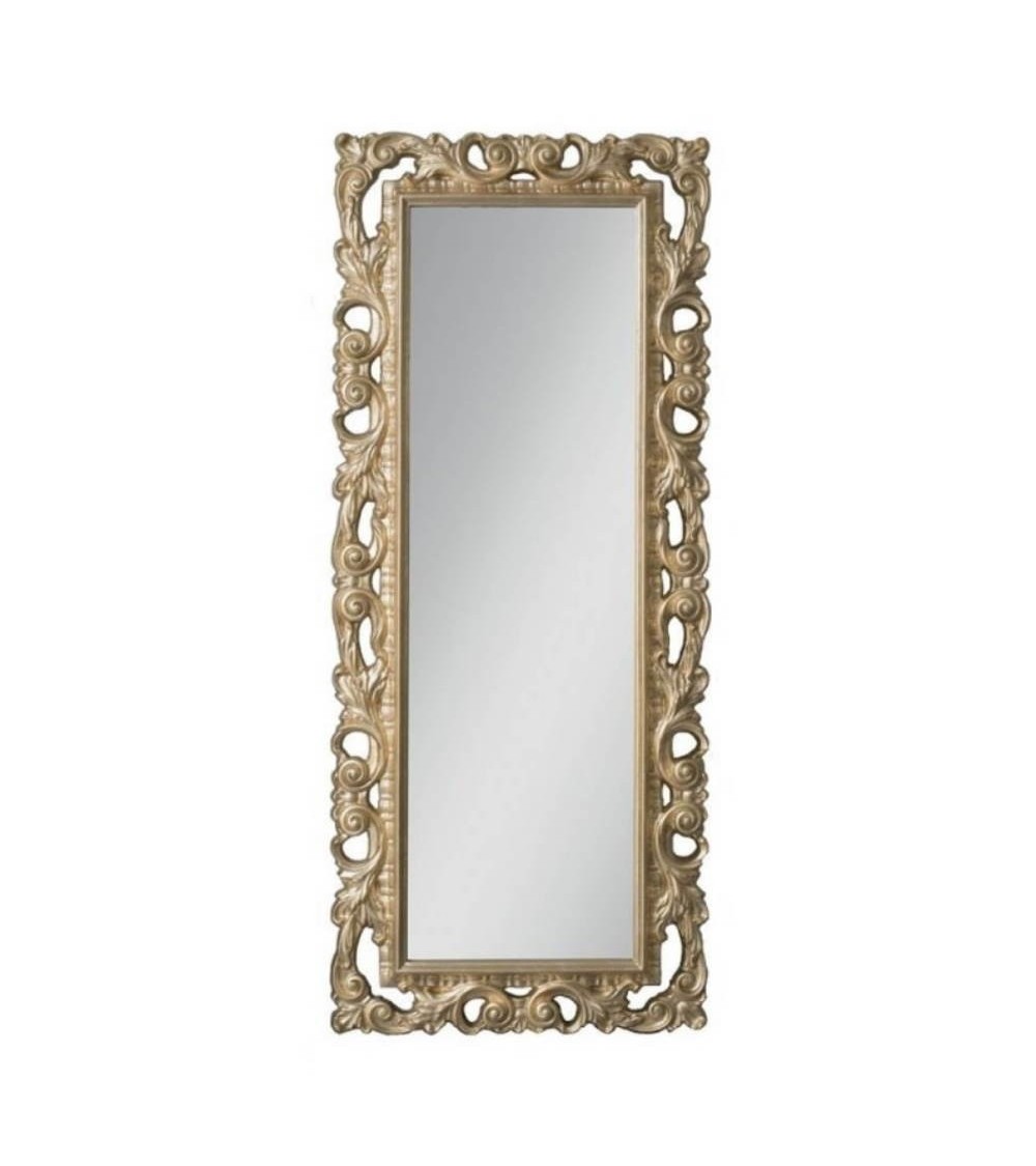Specchiera Anna 76x180 cm. foglia oro
