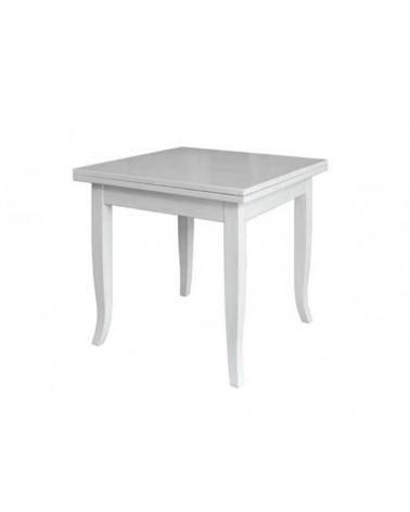 Tavolo quadrato allungabile Verona bianco 90x90