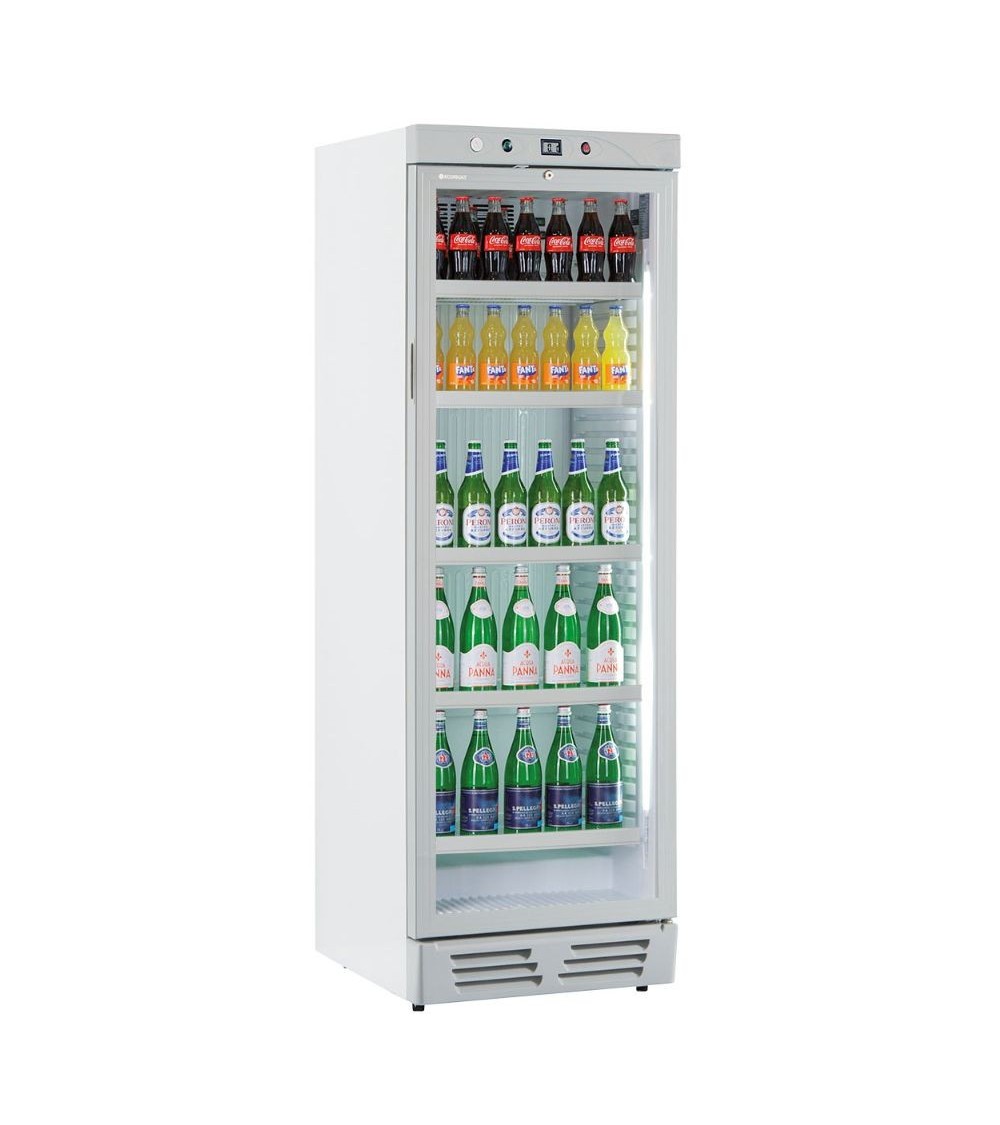 Frigo vetrina bibite EKG390VG statica con agitatore bianco classe E