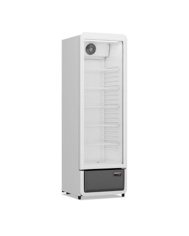 Frigo vetrina bibite ventilata Nora 280 54x56x172.5 H cm. bianco classe D