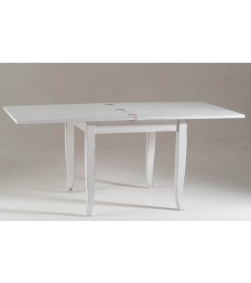 Tavolo quadrato allungabile Verona bianco 90x90