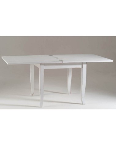 Tavolo quadrato allungabile Verona bianco 90x90