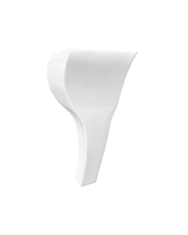 Piede in plastica colore bianco 9.5x20 H cm.