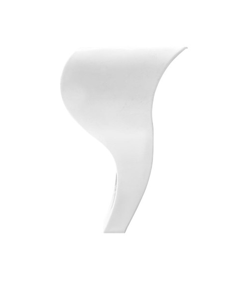 Piede in plastica colore bianco 9.5x20 H cm.